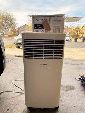 Vissani 5,000 DOE BTU 115-Volt Portable Air Conditioner for 150 sq. ft.